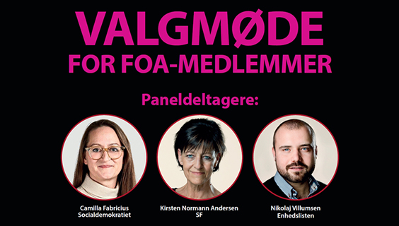 Valgmøde i FOA Århus